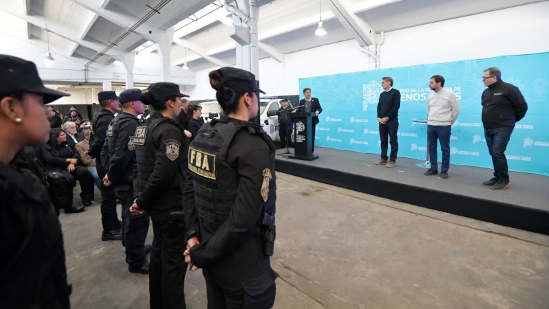 Se presentaron las instalaciones de la Unidad Táctica de Operaciones Inmediatas de San Martín